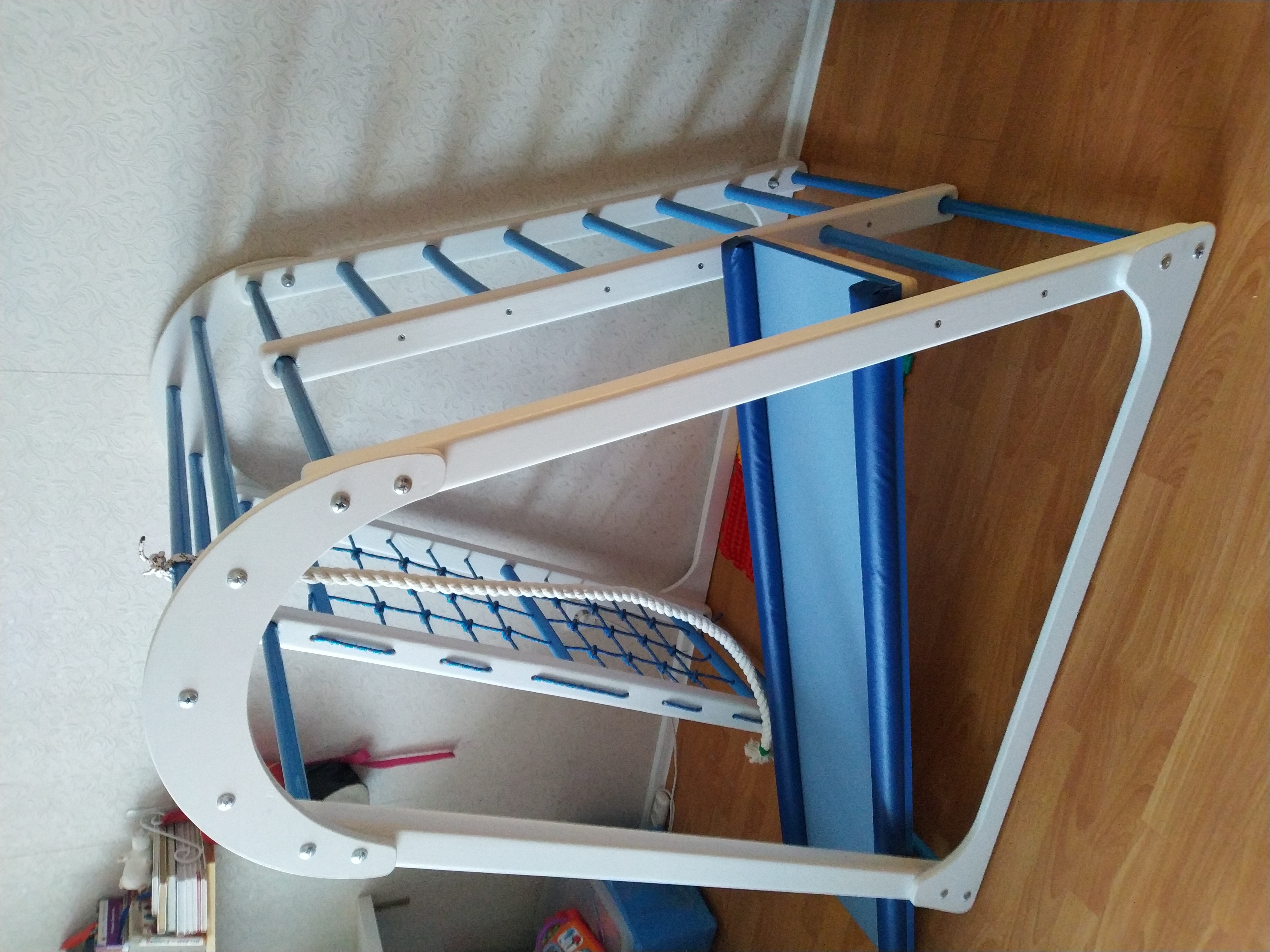 Фотография покупателя товара Детский спортивный комплекс ZABIAKA Tiny Climber, цвет фисташка - Фото 4