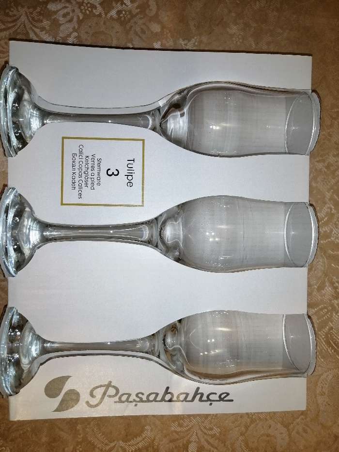 Фотография покупателя товара Набор стеклянных бокалов для шампанского Tulipe, 200 мл, 3 шт - Фото 1