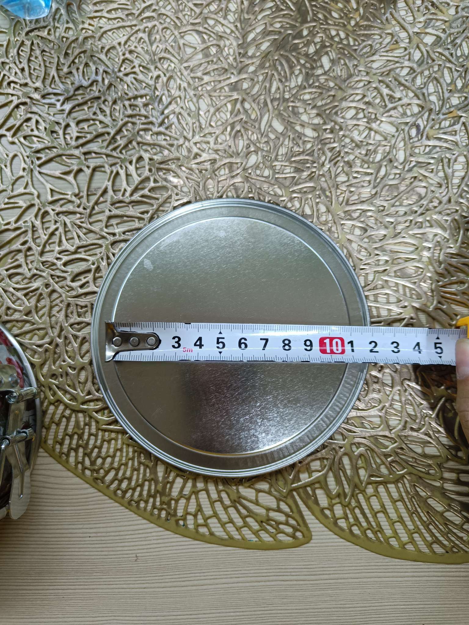 Фотография покупателя товара Форма для выпечки разъёмная «Розарий», 13×4,7 см, цвет серебряный - Фото 3