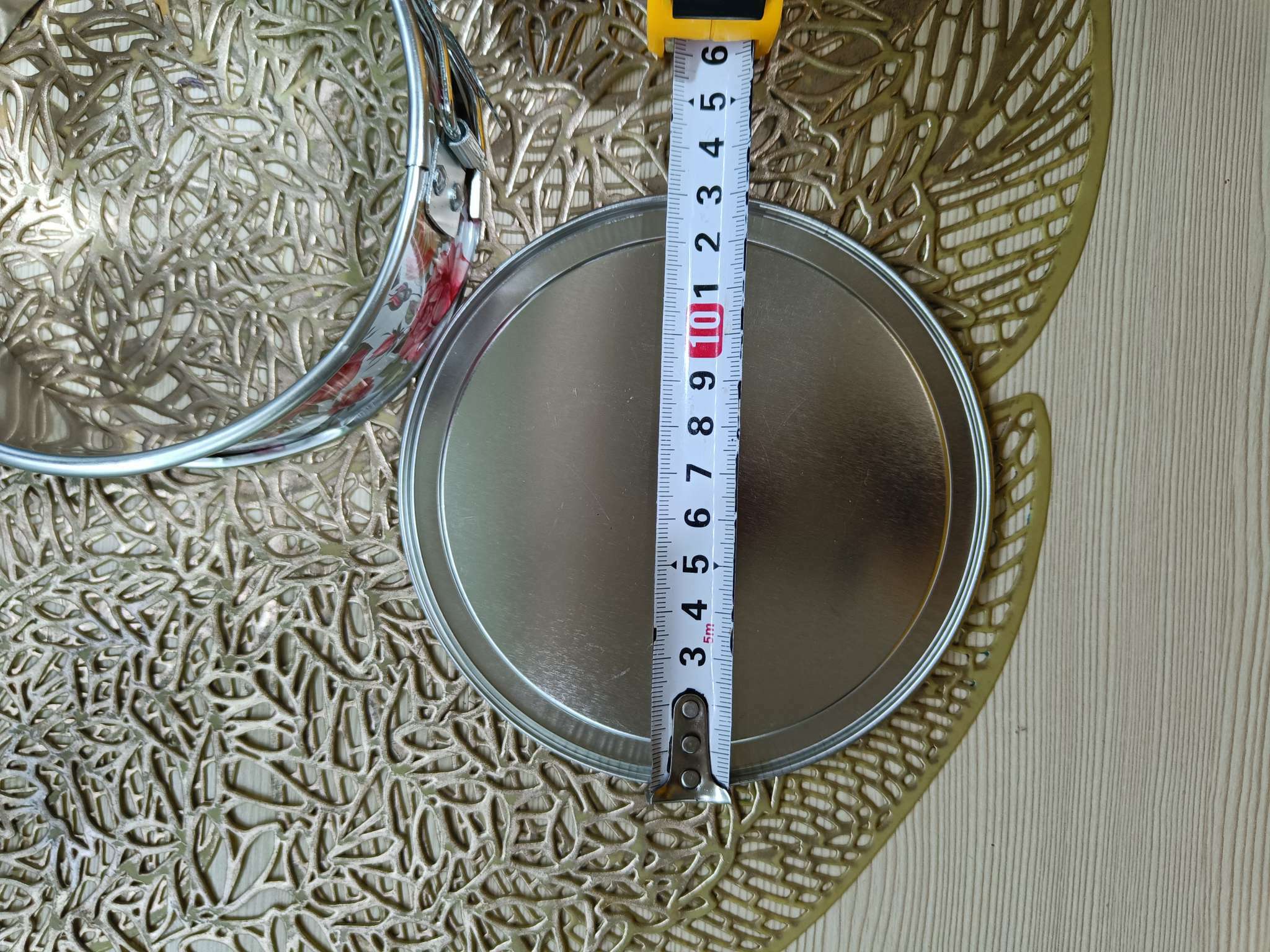 Фотография покупателя товара Форма для выпечки разъёмная «Розарий», 13×4,7 см, цвет серебряный - Фото 7