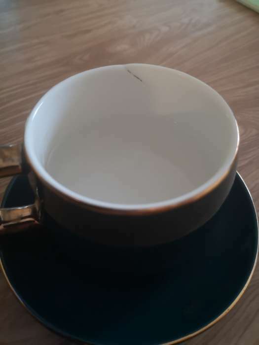 Фотография покупателя товара Чайная пара керамическая «Изумруд», 2 предмета: чашка 300 мл, блюдце d=13,5 см - Фото 8