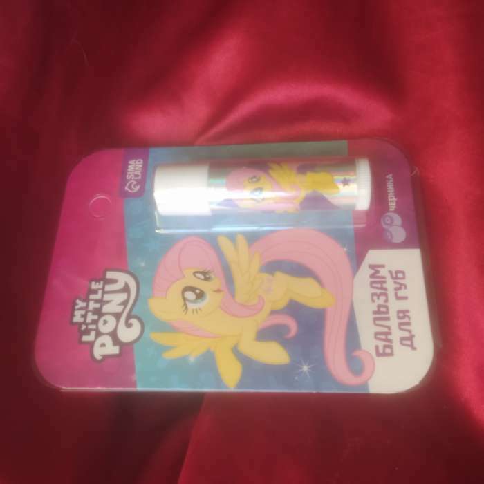 Фотография покупателя товара Бальзам для губ детский "Флаттершай" My Little Pony 4 грамма, с ароматом черники - Фото 2