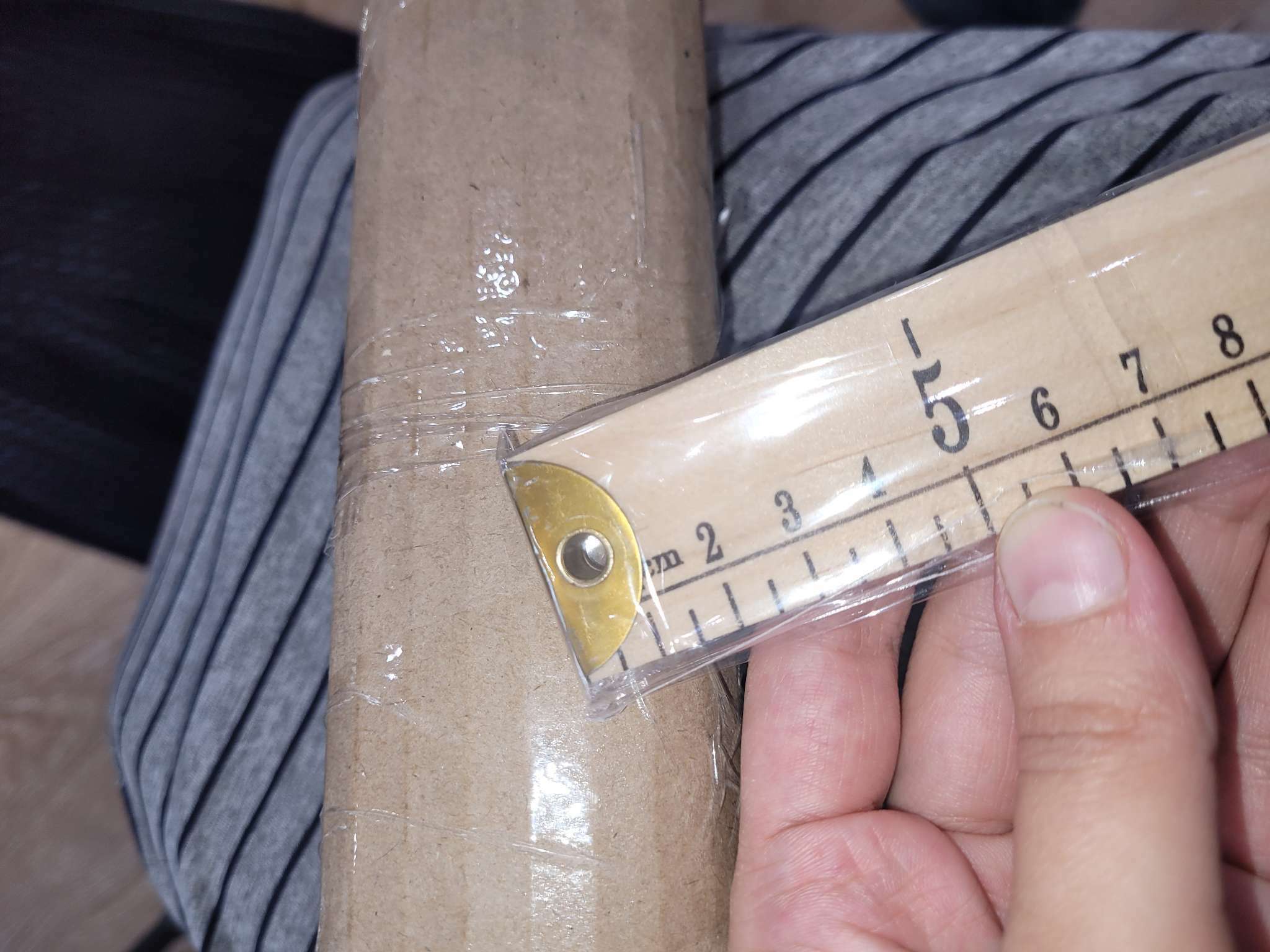 Фотография покупателя товара Метр деревянный, 100 см (см/дюймы)