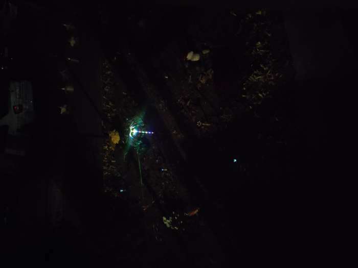 Фотография покупателя товара Садовый светильник на солнечной батарее «Цилиндр», 4.5 × 30 × 4.5 см, 1 LED, свечение мульти (RGB) - Фото 43