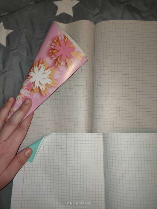 Фотография покупателя товара Тетрадь А4, 48 листов в клетку Calligrata "Цветы", обложка мелованный картон, блок офсет