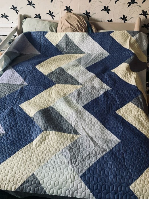 Фотография покупателя товара Покрывало евро макси Экономь и Я «Геометрия» 240х210±5см - Фото 1