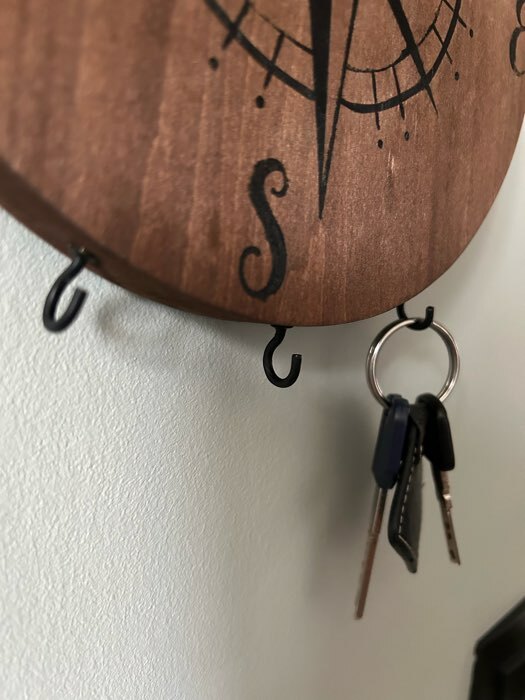 Фотография покупателя товара Винт-крючок для крепления картин, фоторамок 1,1х2,5 см - Фото 2