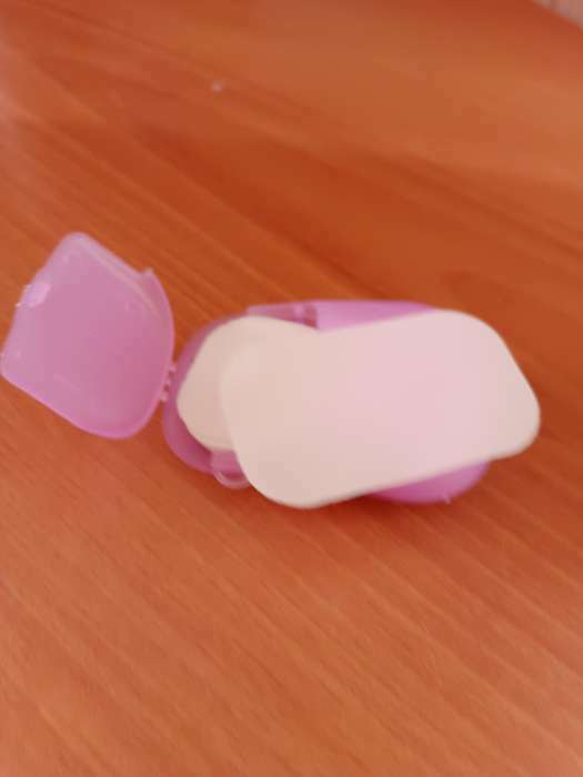 Фотография покупателя товара Мыло листовое, в пластинах, 18 (± 2) шт, в футляре, цвет розовый - Фото 15