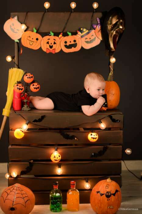 Фотография покупателя товара Гирлянда на ленте на Хэллоуин, фотобутафория, игра «Кошмарно веселый Хэллоуин». - Фото 4