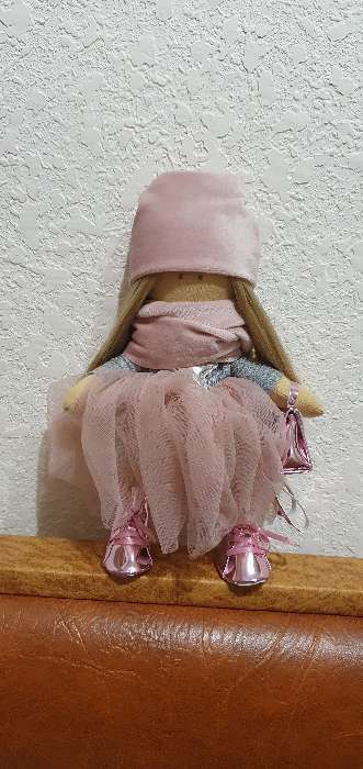 Фотография покупателя товара Набор для шитья. Интерьерные куклы «Подружки Вики и Ники- на праздник», 30 см - Фото 1