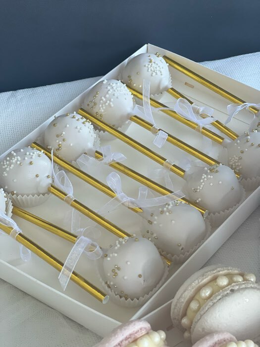 Фотография покупателя товара Трубочки для коктейля, набор 25 шт., золотая - Фото 1