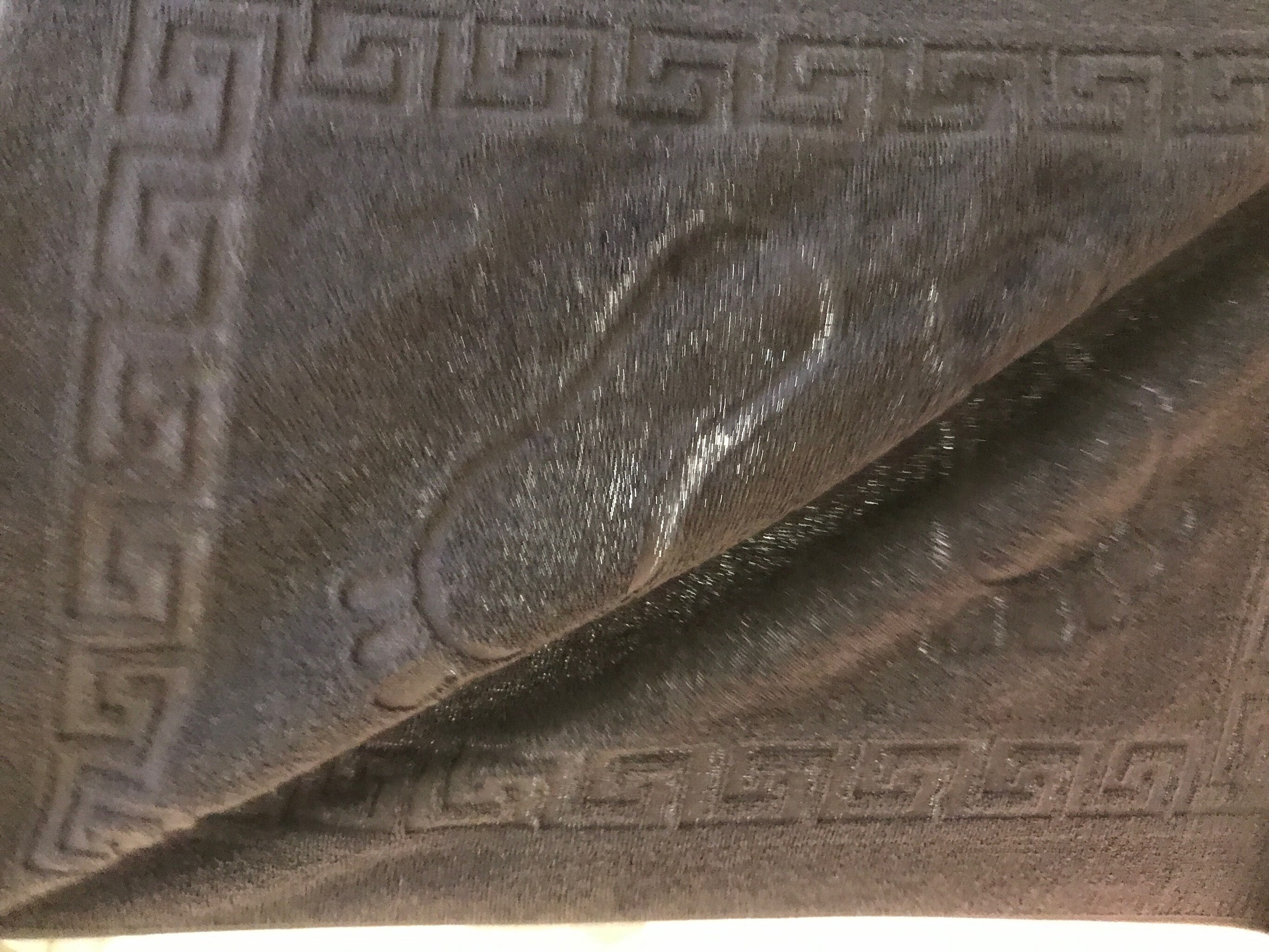 Фотография покупателя товара Полотенце махровое для ног 50х70см, серый 100% хлопок, 400 г/м - Фото 4