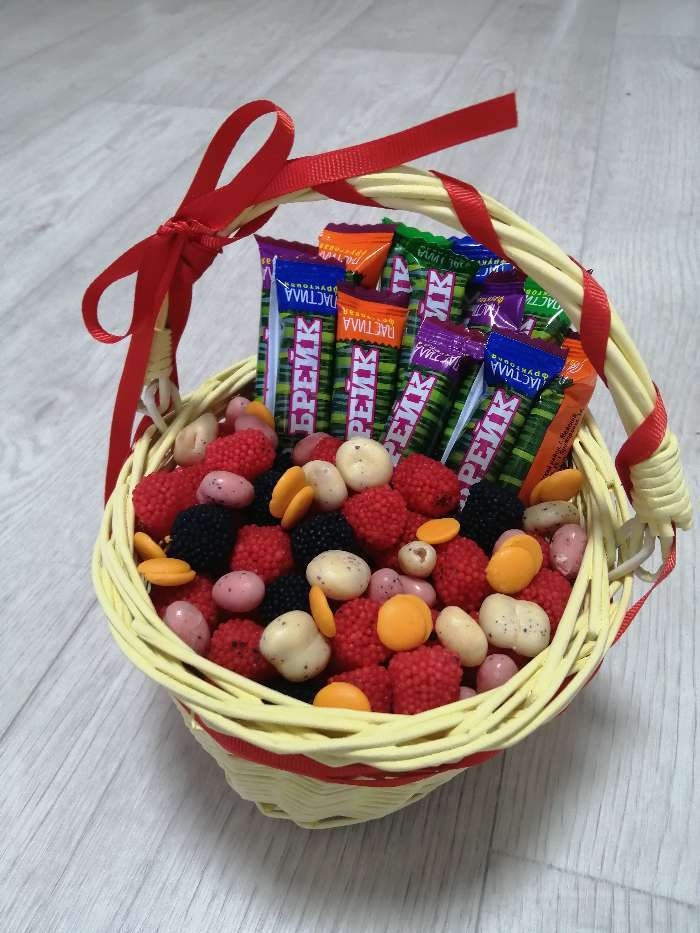 Фотография покупателя товара Корзина плетёная, сиреневая, 18×15×9 см, ива - Фото 5