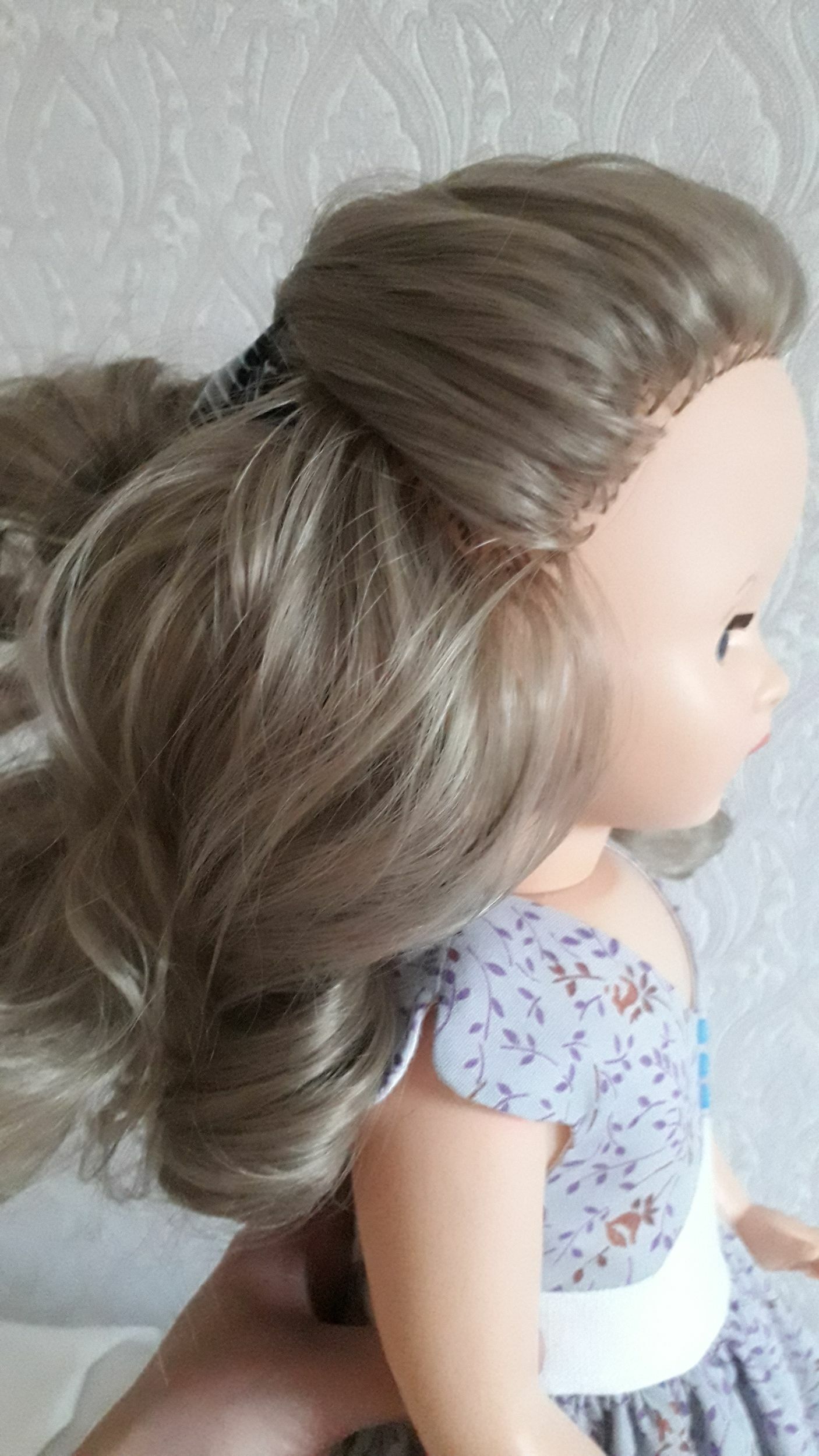 Фотография покупателя товара Волосы - тресс для кукол «Амбре локоны», длина волос: 25 см, ширина: 150 см - Фото 1