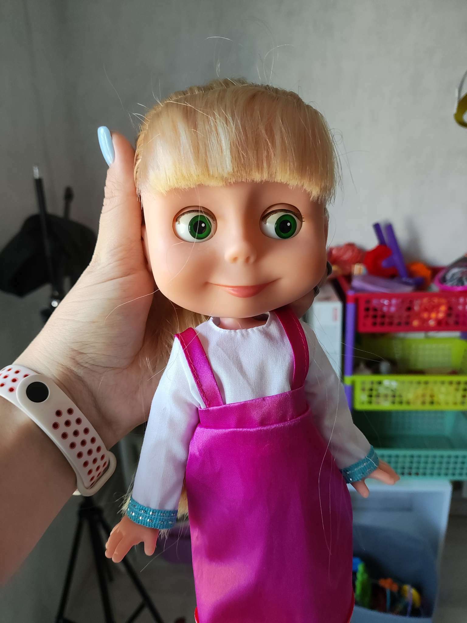Фотография покупателя товара Кукла «Маша», говорит 100 фраз, поет 4 песни - Фото 1