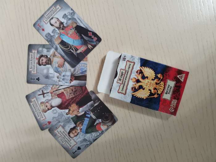 Фотография покупателя товара Карты игральные «Могучая Россия», 36 карт, 18+ - Фото 3