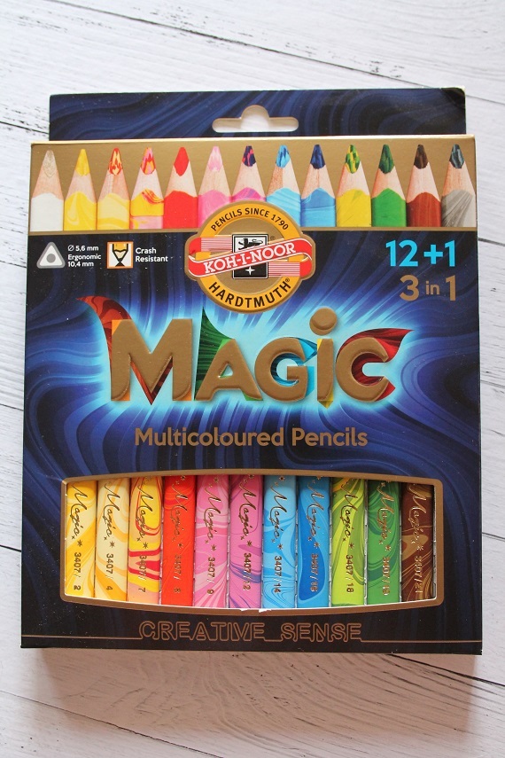 Фотография покупателя товара Карандаши 13 цветов 5.6 мм Koh-I-Noor Magic 3408, с многоцветным грифелем, корпус микс, L=175 мм