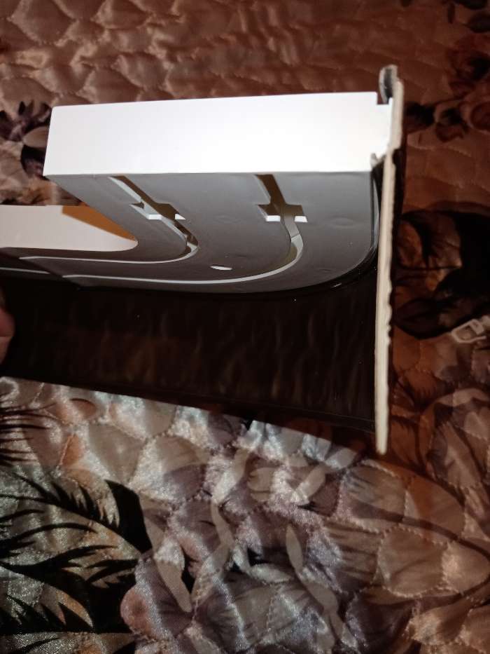 Фотография покупателя товара Карниз двухрядный «Ультракомпакт. Кружево», 160 см, с декоративной планкой 7 см, цвет золото/шоколад - Фото 2