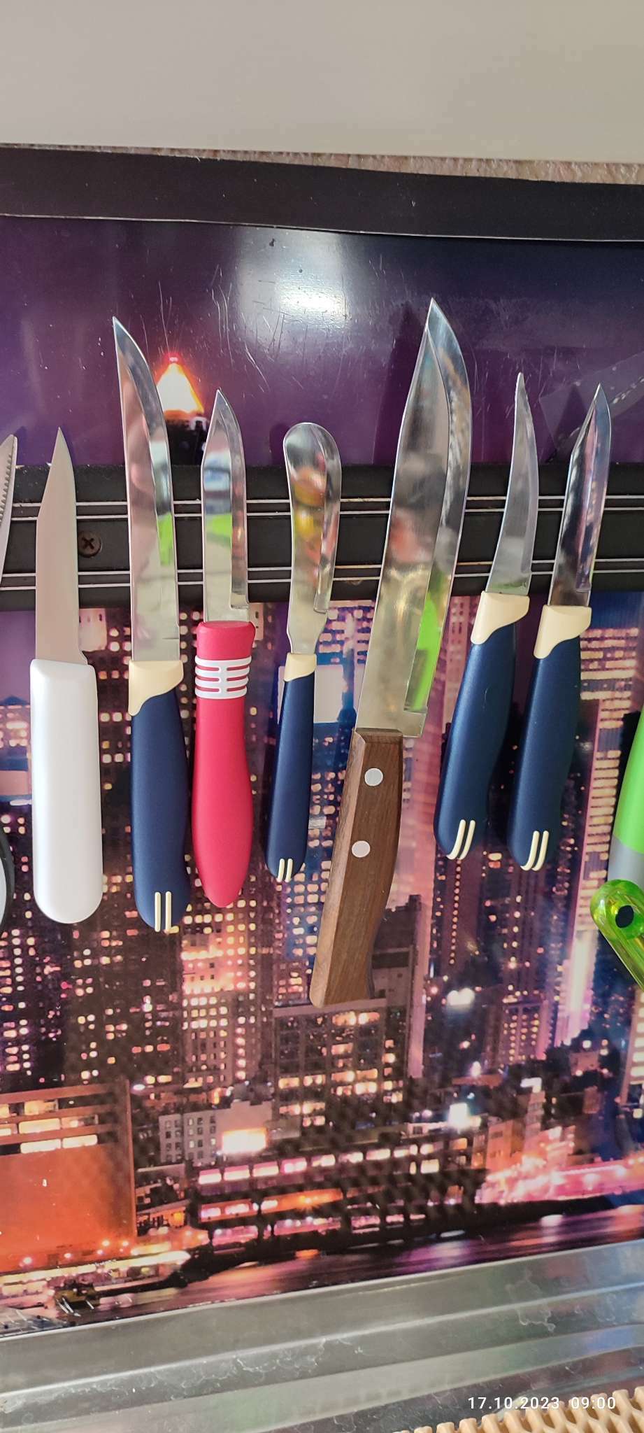 Фотография покупателя товара Набор кухонный ножей для мяса Tramontina Multicolor, 2 предмета, лезвие 12,7 см - Фото 1