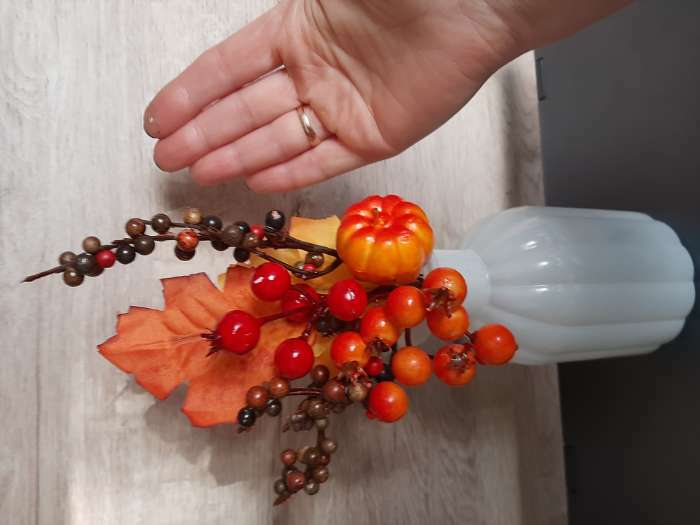 Фотография покупателя товара Декор на палочке «Осенний букет красок» 9 × 15 × 24 см