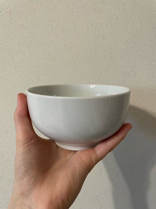 Фотография покупателя товара Пиала Добрушский завод «Бельё», 500 мл, фарфор, белая - Фото 2