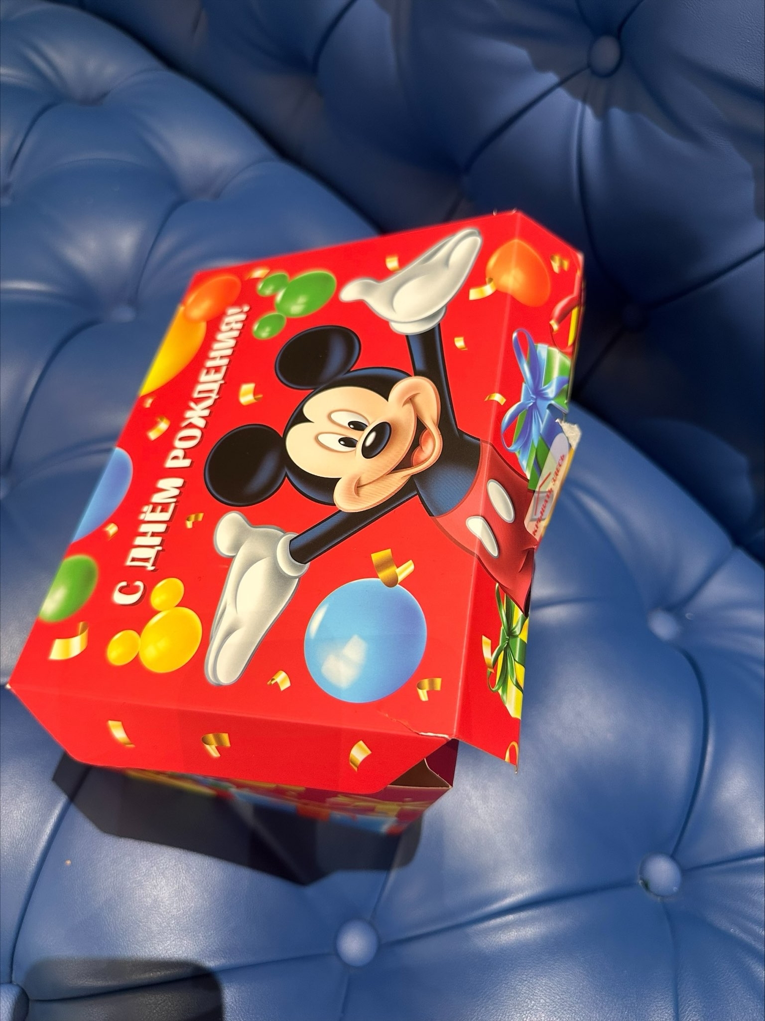 Фотография покупателя товара Подарочная коробка-бум, складная, 20х15х12.5 см, Микки Маус - Фото 16