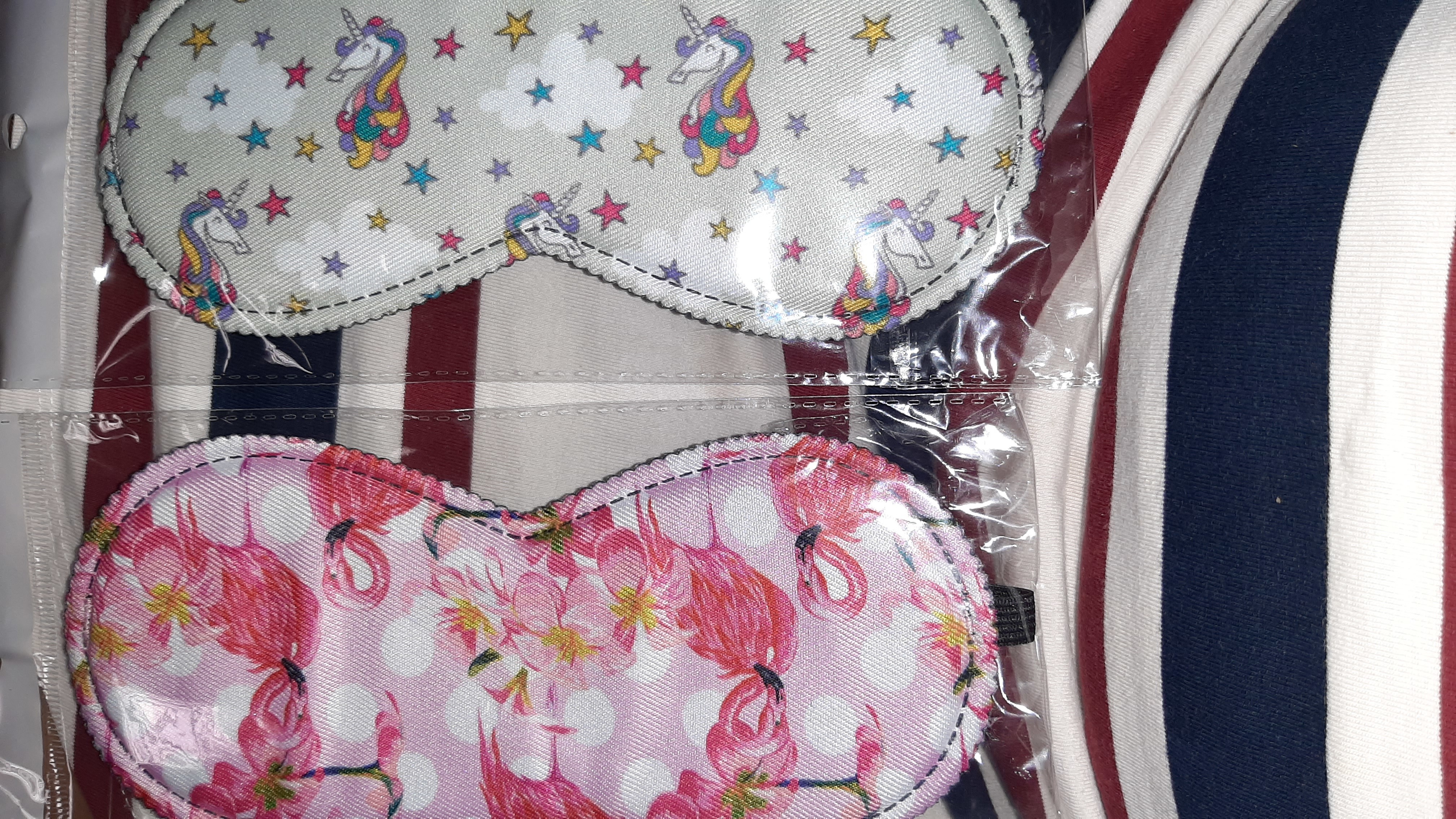 Фотография покупателя товара Маска для сна «Розовый Фламинго» 19,5 × 8,5 см, резинка одинарная, цвет розовый - Фото 1