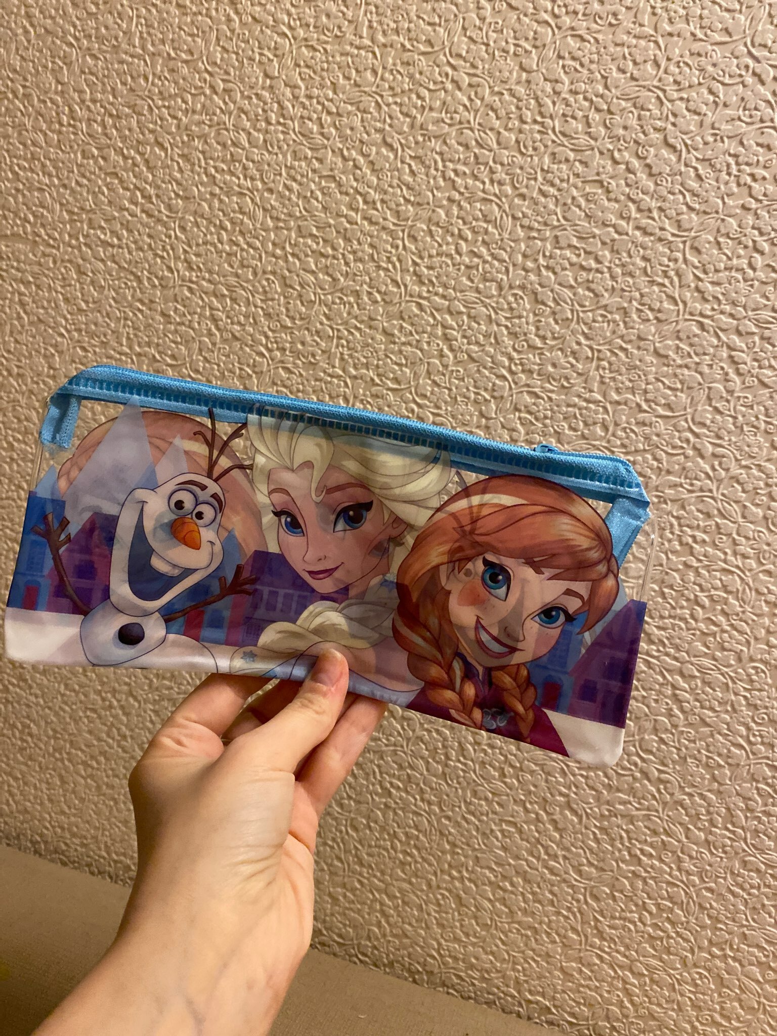 Фотография покупателя товара Пенал мягкий, 1 отделение, 95×205 мм, ПВХ, «Холодное сердце» - Фото 1