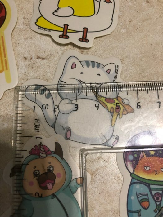 Фотография покупателя товара Наклейки-стикеры «Котики», набор 10 шт., 7×7 см - Фото 25