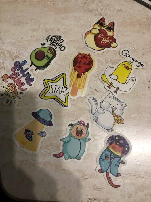 Фотография покупателя товара Наклейки-стикеры «Котики», набор 10 шт., 7×7 см - Фото 23