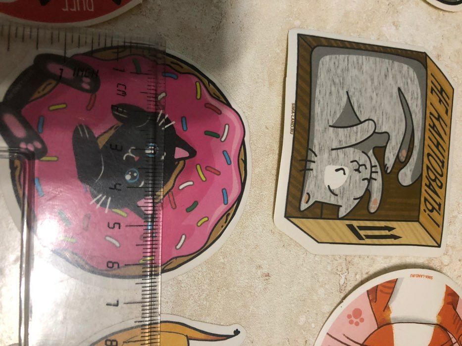 Фотография покупателя товара Наклейки-стикеры «Котики», набор 10 шт., 7×7 см - Фото 21