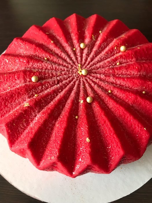 Фотография покупателя товара Форма силиконовая для муссовых десертов и выпечки Доляна «Оригами», 18,5×18,5 см, цвет белый - Фото 4