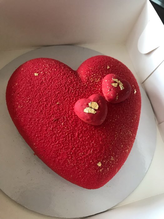 Фотография покупателя товара Форма силиконовая для муссовых десертов и выпечки «Сердце», 12,5×16 см, цвет белый