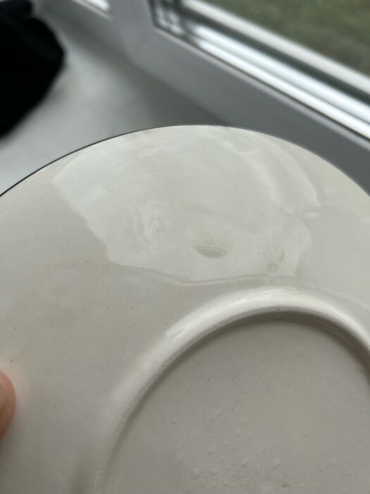Фотография покупателя товара Тарелка керамическая "Алладин", 25 см, серая, 1 сорт, Иран