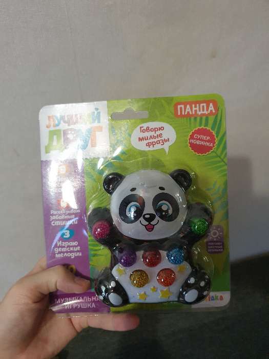 Фотография покупателя товара Музыкальная игрушка «Лучший друг: Панда», световые и звуковые эффекты - Фото 6
