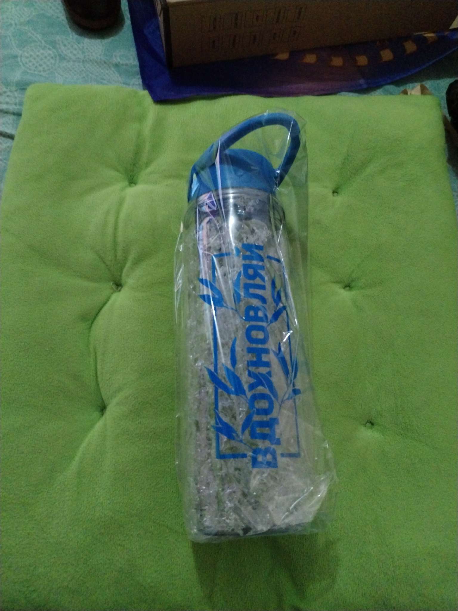 Фотография покупателя товара Бутылка для воды «100%», 550 мл 5237588 - Фото 8
