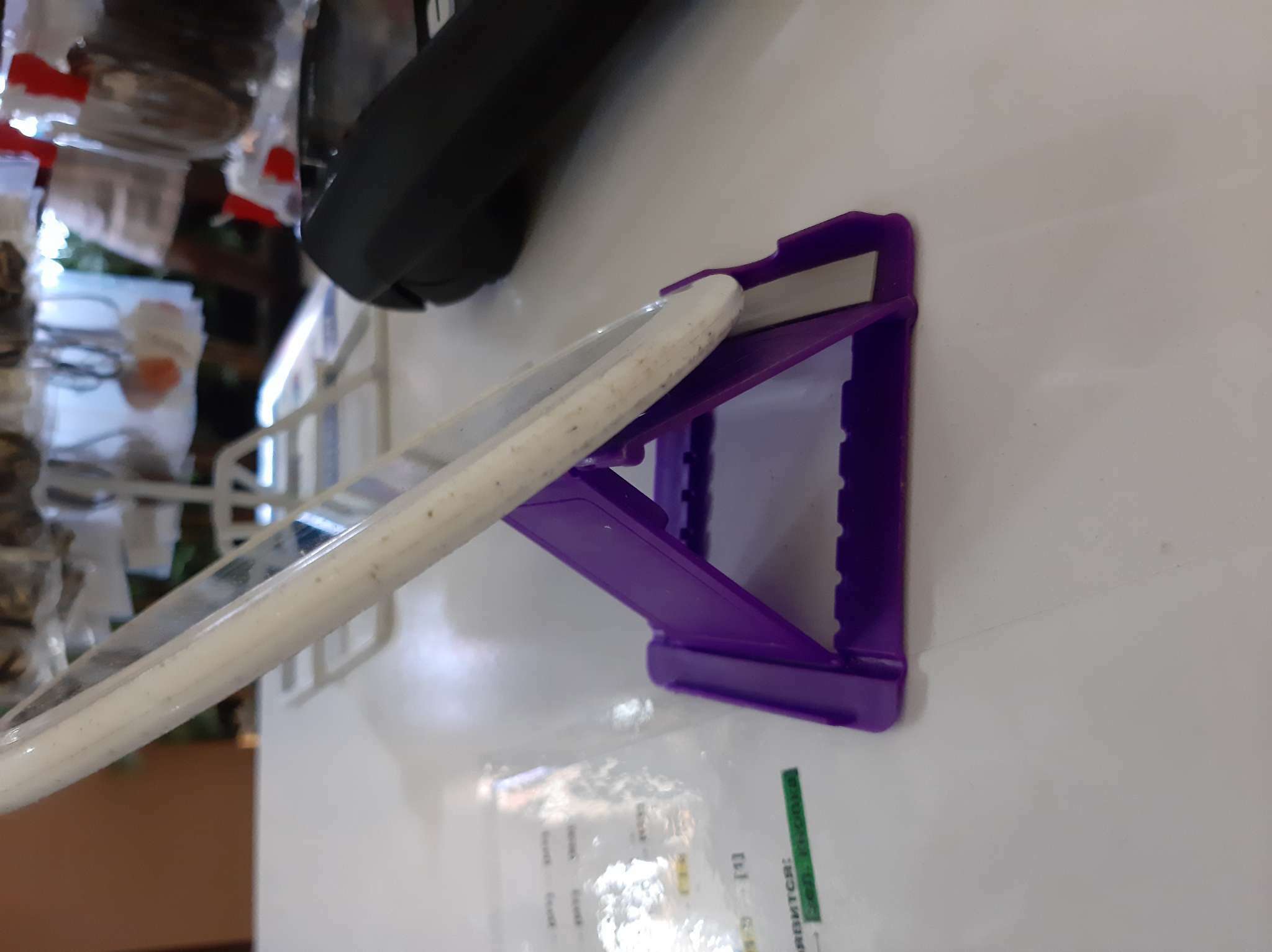 Фотография покупателя товара Подставка для телефона Luazon, складная, регулируемая высота, фиолетовая