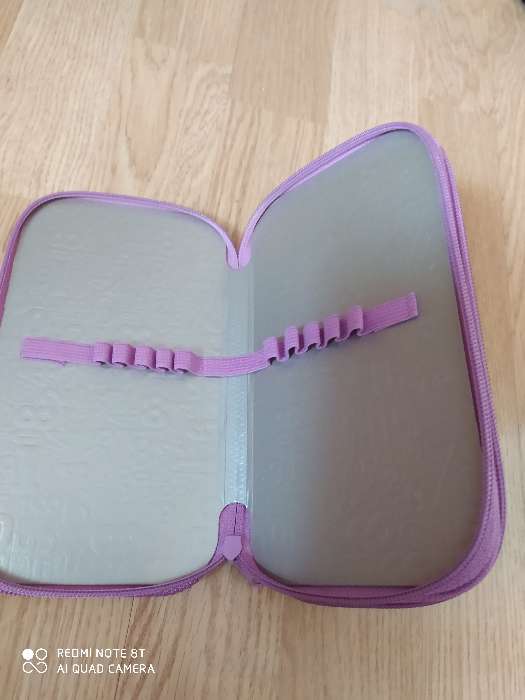 Фотография покупателя товара Пенал 2 секции, 105 х 190 мм, ламинированный картон, Calligrata, «Радужный единорожка» - Фото 1