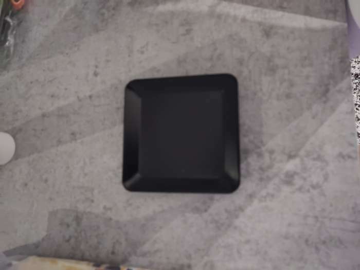 Фотография покупателя товара Подсвечник металл "Тарелка", 10х10х1,1 см, черный - Фото 2