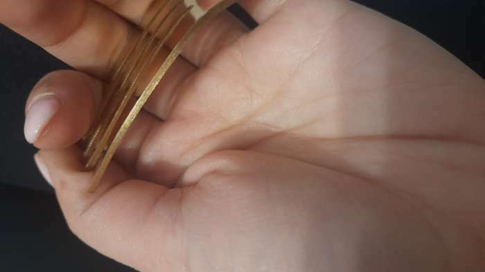 Фотография покупателя товара Вилка столовая из нержавеющей стали Magistro «Блинк», 21,5×3 см, на подвесе, зелёная ручка, цвет металла золотой - Фото 7