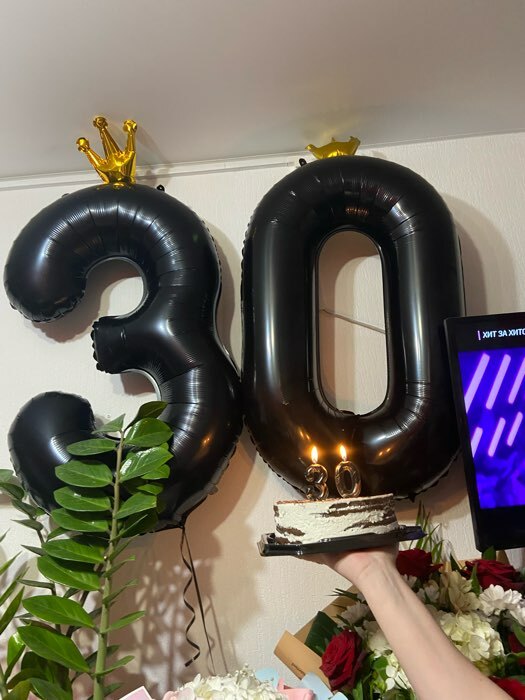 Фотография покупателя товара Воздушный шар фольгированный 40" «Цифра 2 с короной» - Фото 15