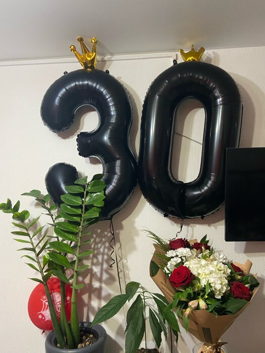 Фотография покупателя товара Воздушный шар фольгированный 40" «Цифра 2 с короной» - Фото 14