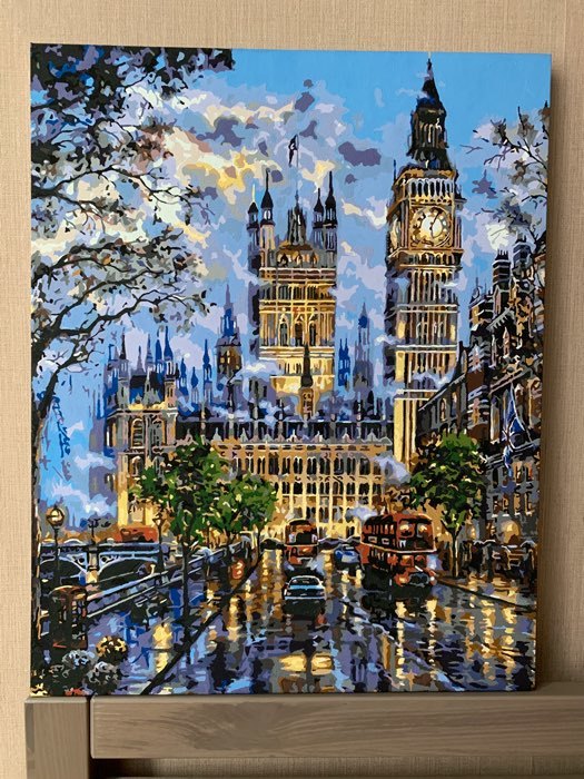 Фотография покупателя товара Картина по номерам «Прогулка в Лондоне» 40×50 см - Фото 4