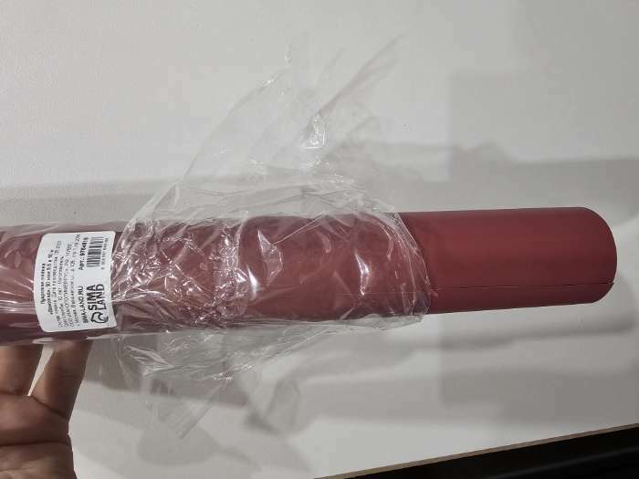 Фотография покупателя товара Плёнка для цветов упаковочная пудровая «Шоколад», 50 мкм, 0.5 х 10 м - Фото 2
