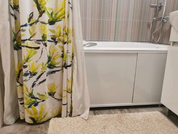 Фотография покупателя товара Экран для ванны "Премиум А", 168 см, цвет белый - Фото 2