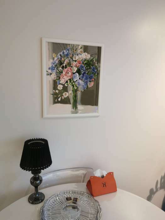 Фотография покупателя товара Рама для картин (зеркал) 50 х 70 х 2,6 см, дерево, Berta, белая - Фото 1