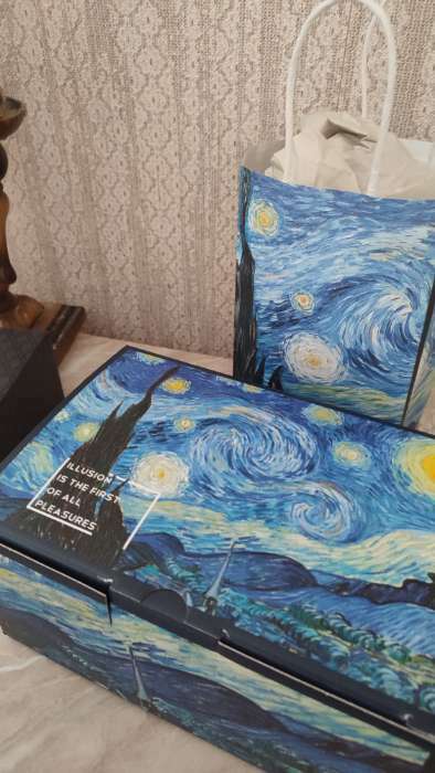 Фотография покупателя товара Коробка‒пенал, упаковка подарочная, «Ван Гог», 22 х 15 х 10 см