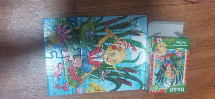 Фотография покупателя товара Пазл детские сказки «Волк и семеро козлят», 24 элемента - Фото 15