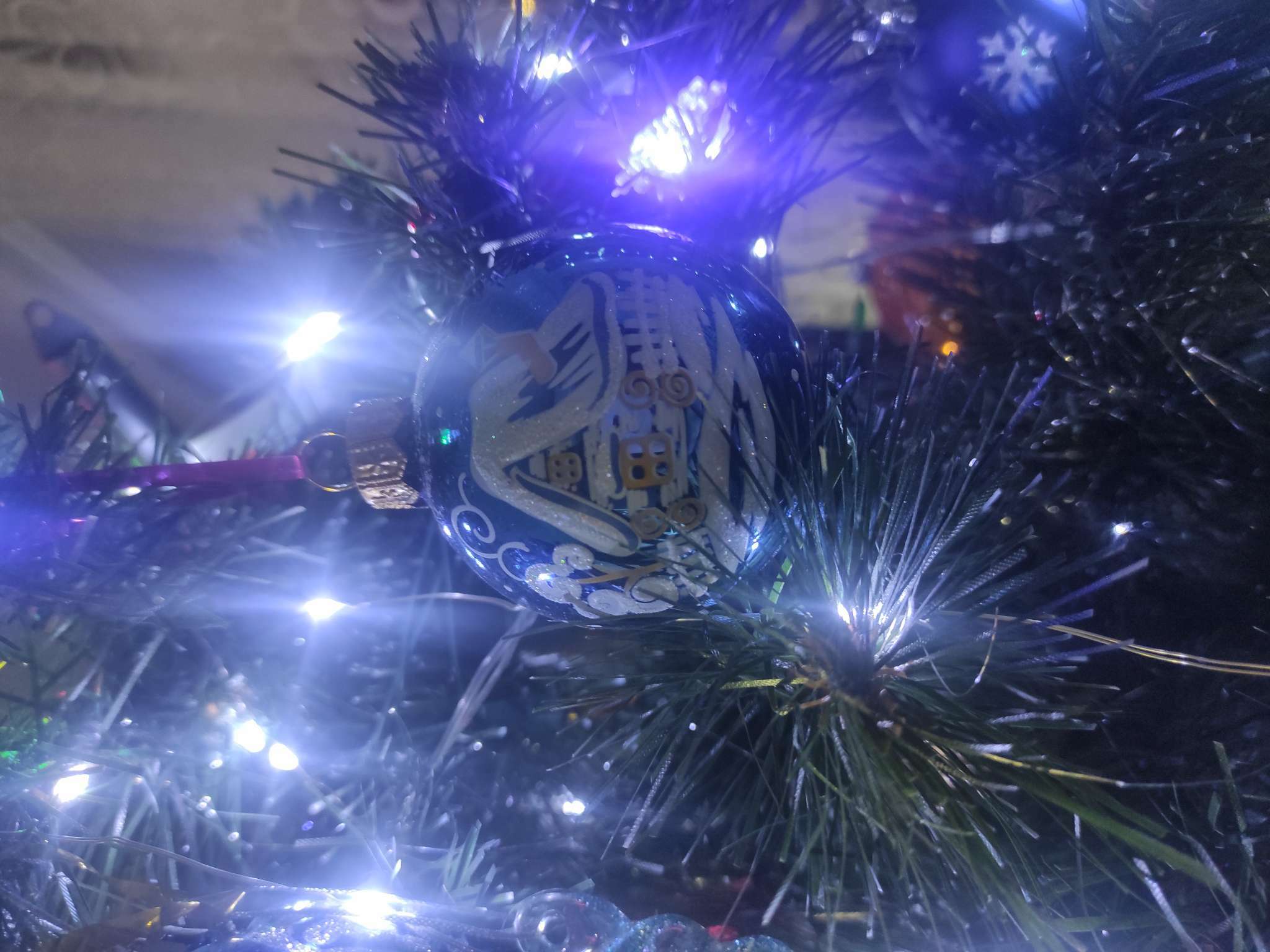 Фотография покупателя товара Ёлочный шар «Рассвет» новогодний, d=6 см, без упаковки, МИКС - Фото 9