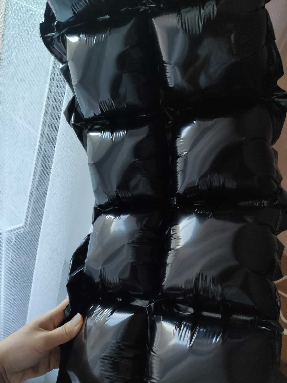 Фотография покупателя товара Панно фольгированное 37 х 142 см, 2 ряда, цвет чёрный - Фото 1